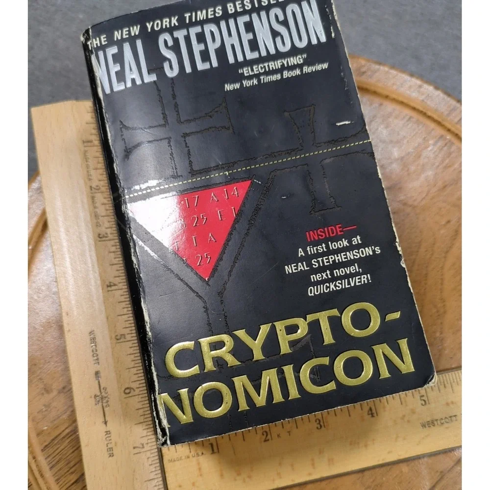 Cryptonomicon‎ Neal Stephenson Frist Avon Books Paperback Edition Nov. 2002 VTG