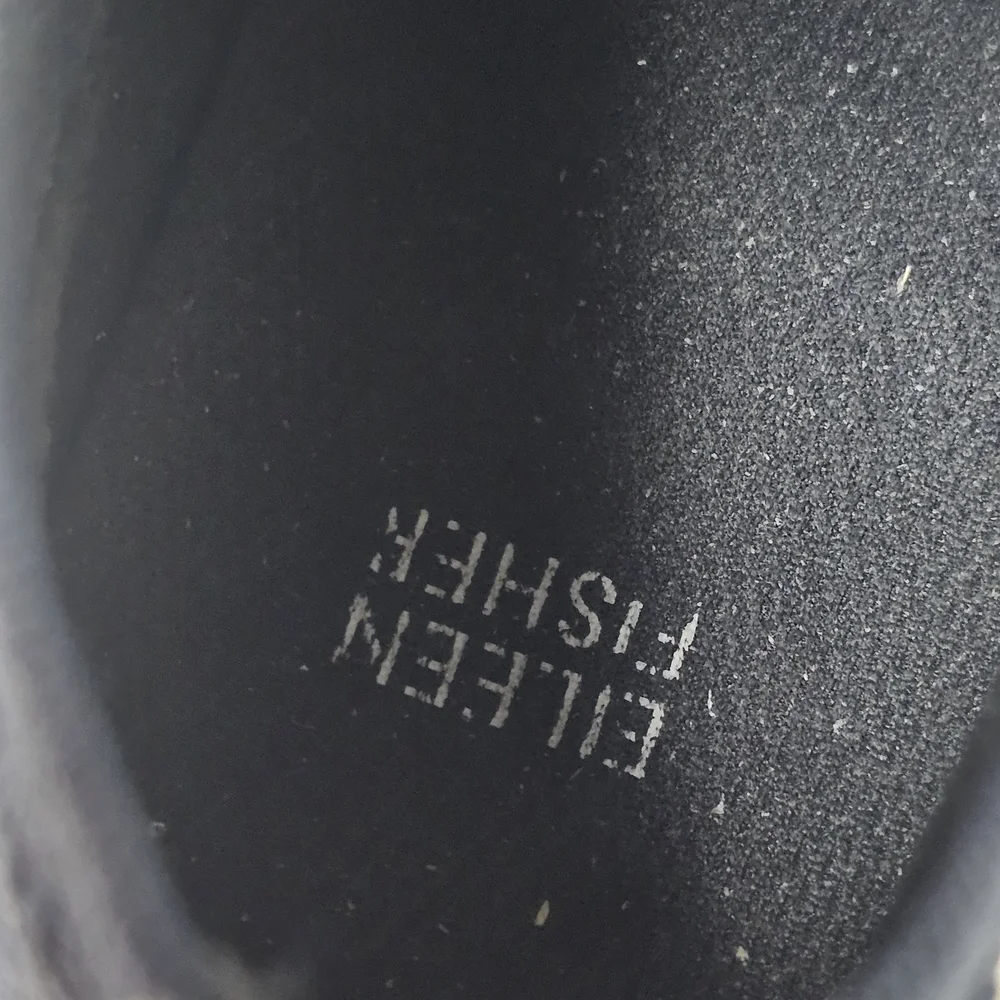 Eileen Fisher Pari Platform Slip-On Sneakers Navy Minimalist Comfortable Sz‎ 9.5