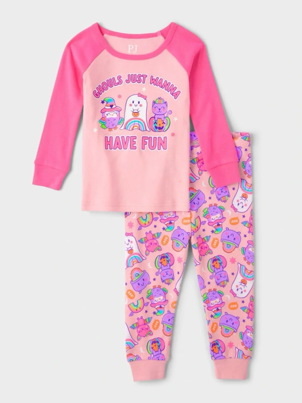 Toddler Halloween Pajamas Girls’ Glow in the Dark PJs 2T