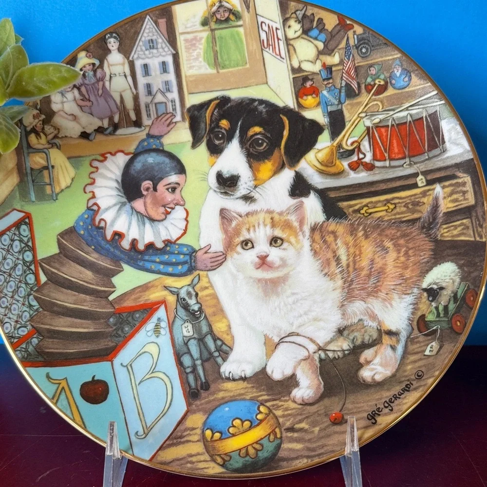Toying Around from the little shopkeepers Decorative Plate