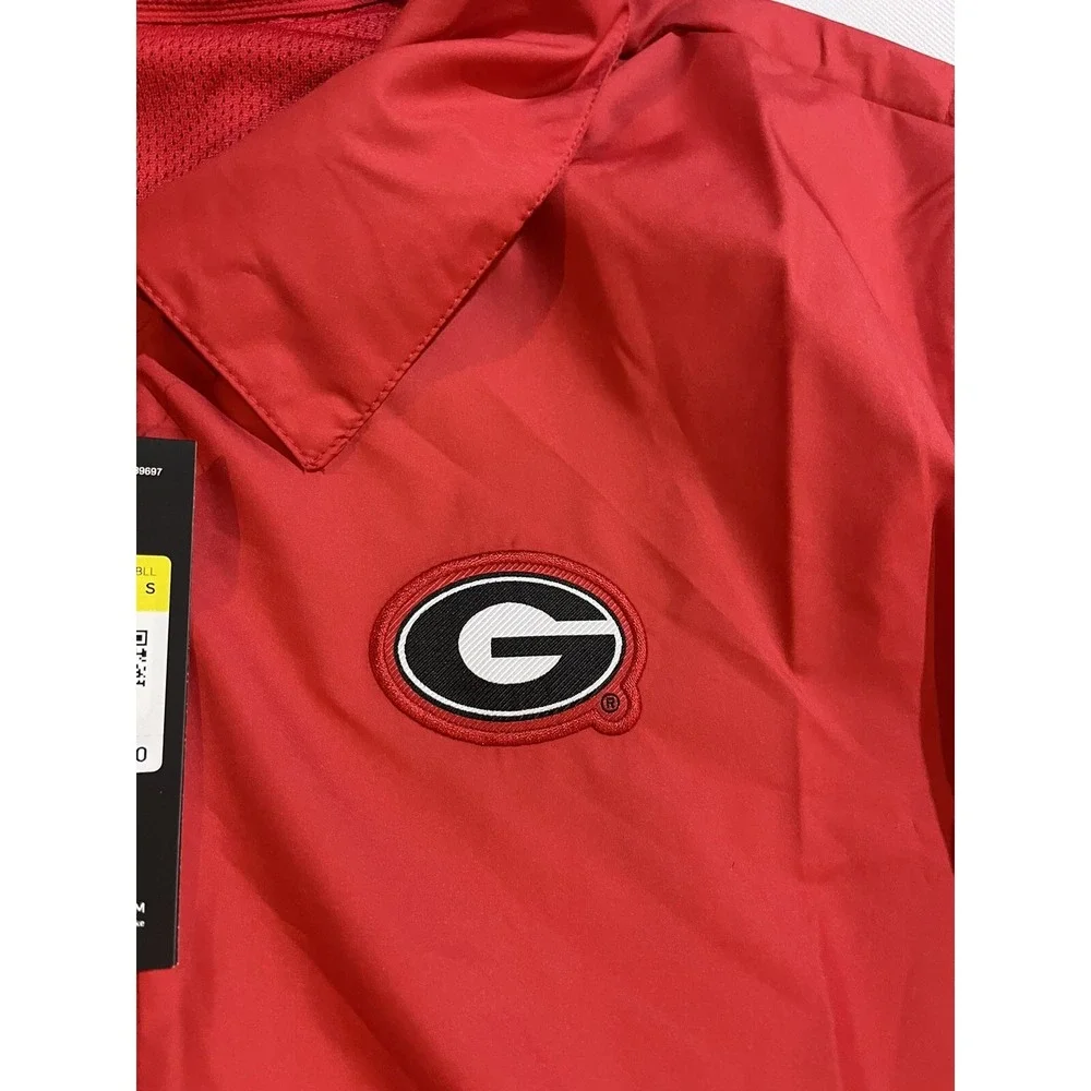Nike Georgia Bulldogs Football Coach‎ Windbreaker Jacket Mens Sz S CQ5160-657