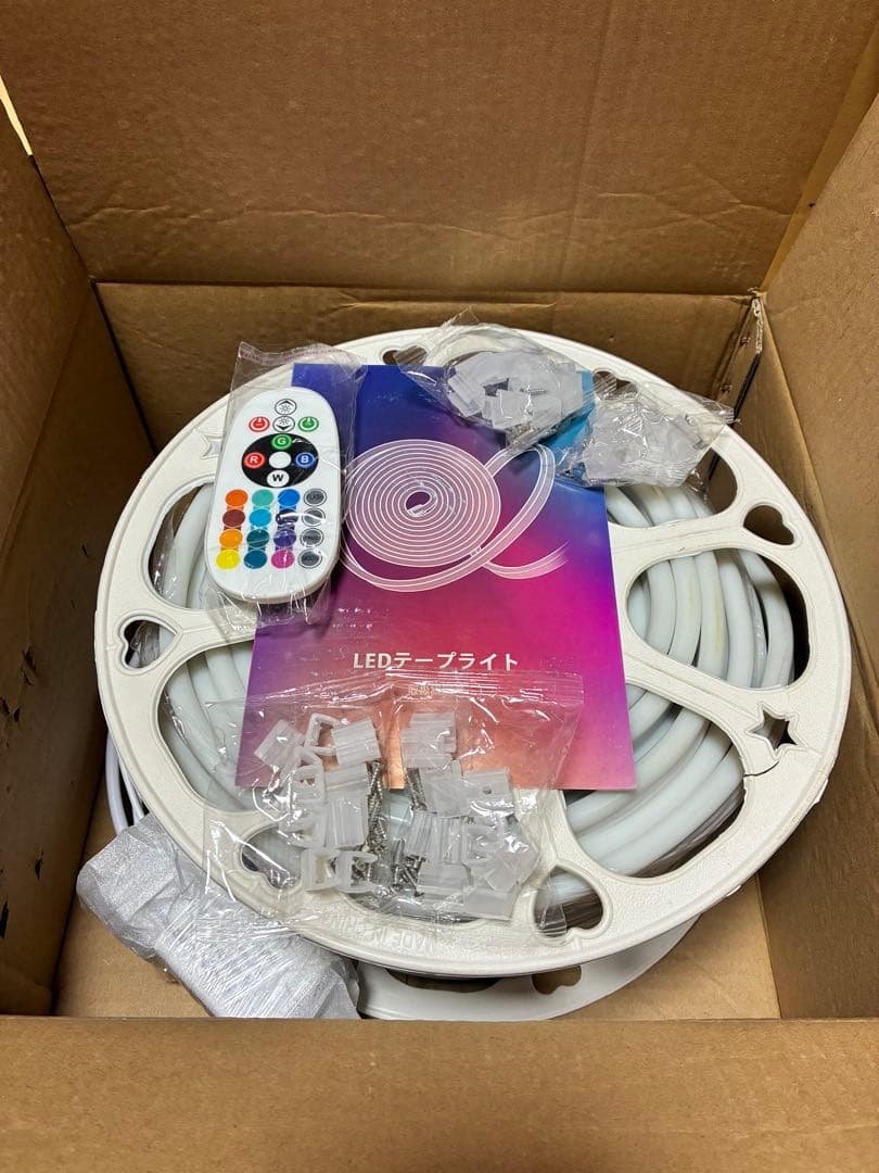 LED Strip Light 30m Waterproof RGB 16 Wires No Wiring Required Plug and Play